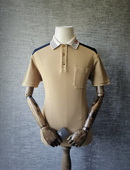 GUCCI Cotton Jersey Logo Collar Polo Shirt
