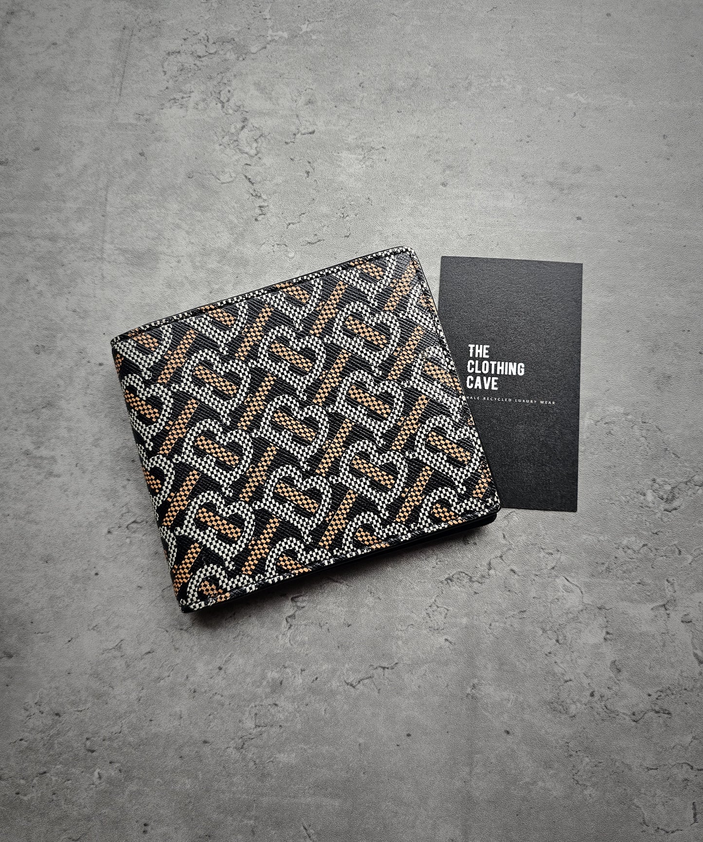 BURBERRY Monogram-Print Bi-Fold Wallet