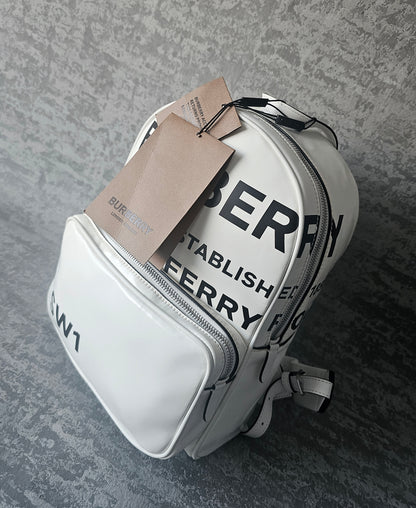BURBERRY Horseferry Print Coated Canvas Small Backpack