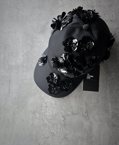 PRADA Rare Floral 3D Applique Cap
