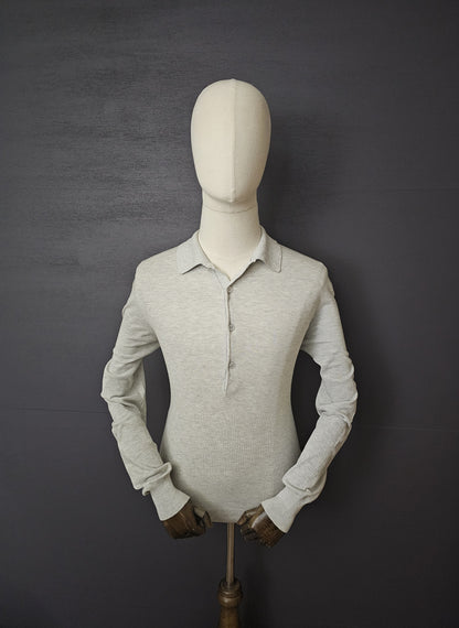 TOM FORD Slim-Fit Silk Cotton Long Sleeve Polo