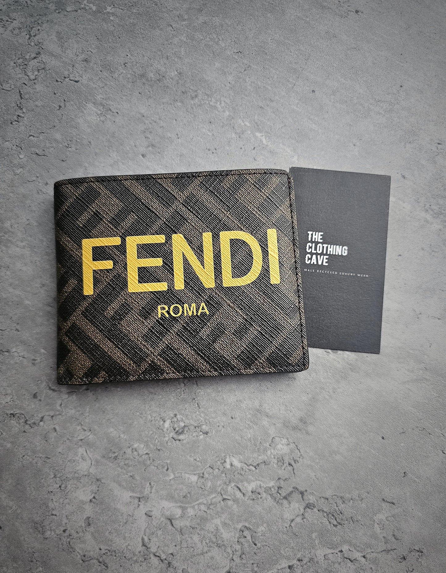 FENDI FF Monogram Roma Bifold Wallet