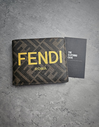 FENDI FF Monogram Roma Bifold Wallet