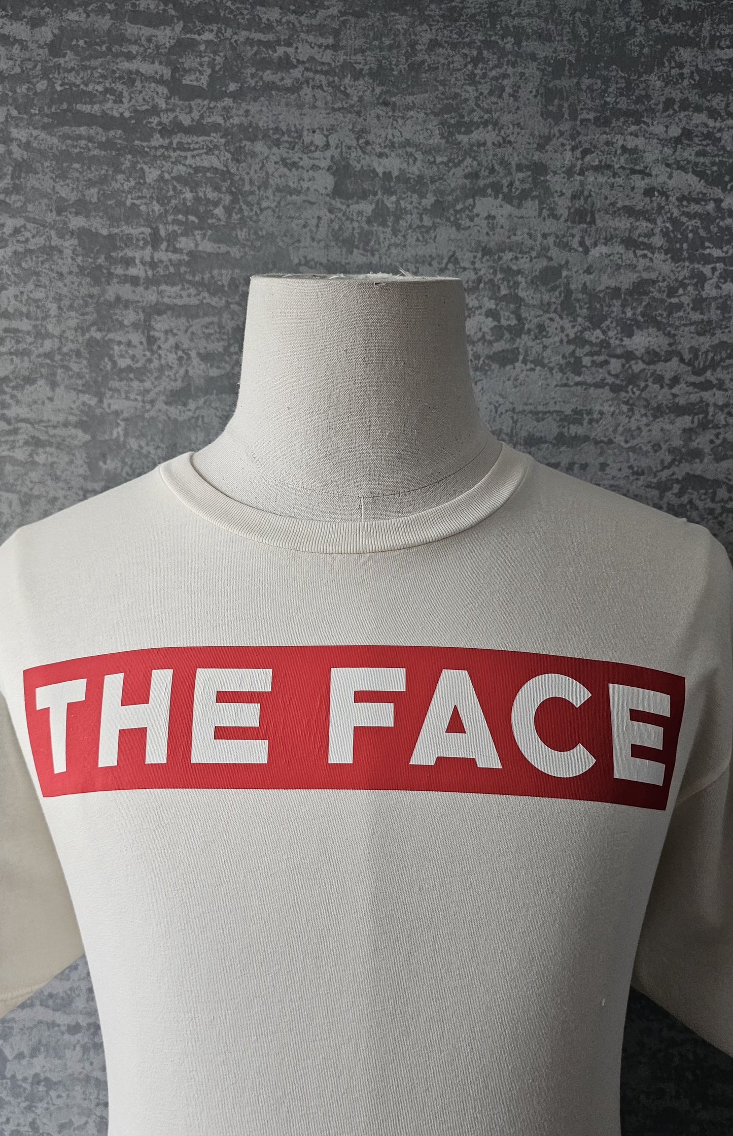 GUCCI "The Face" Oversized Crew Neck T-Shirt