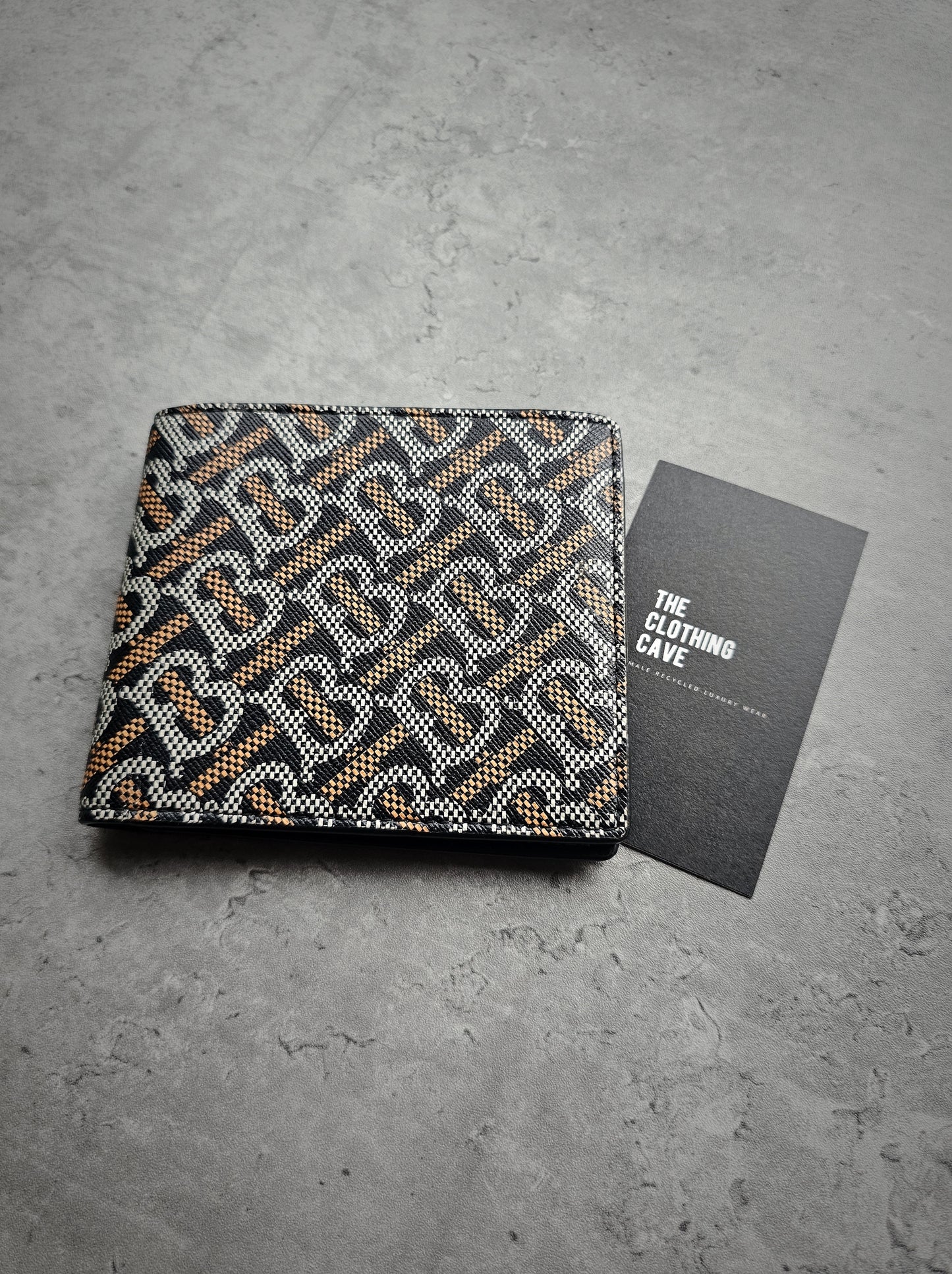 BURBERRY Monogram-Print Bi-Fold Wallet