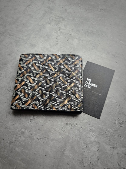BURBERRY Monogram-Print Bi-Fold Wallet
