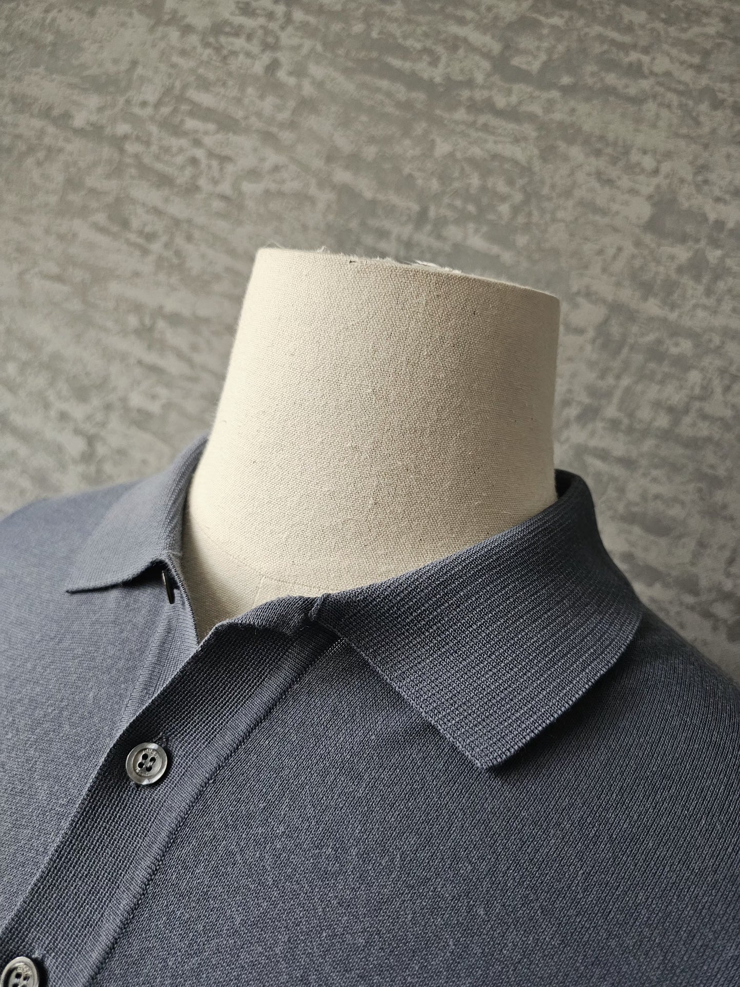 GUCCI Striped Fine Knit Polo