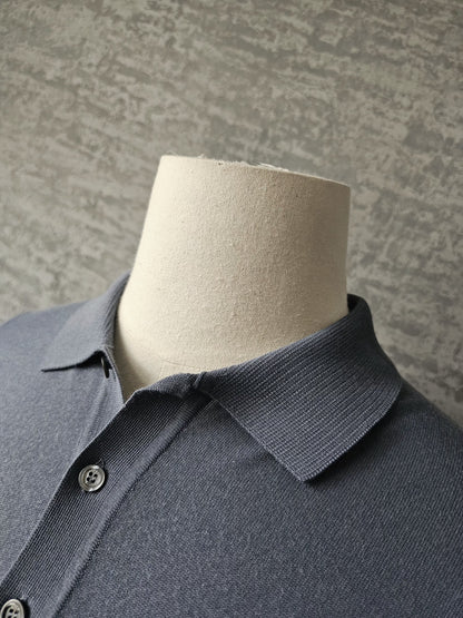 GUCCI Striped Fine Knit Polo