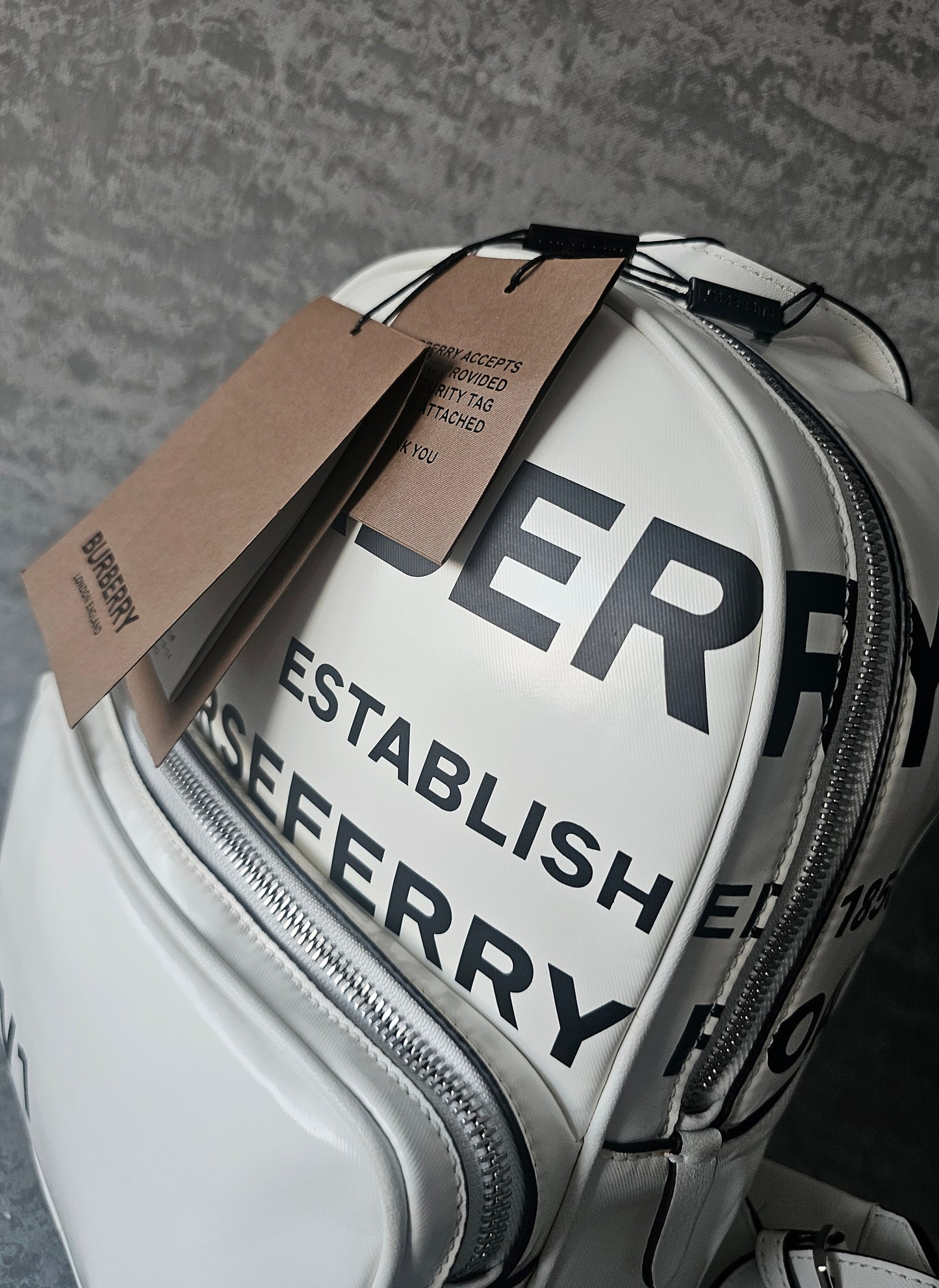 BURBERRY Horseferry Print Coated Canvas Small Backpack