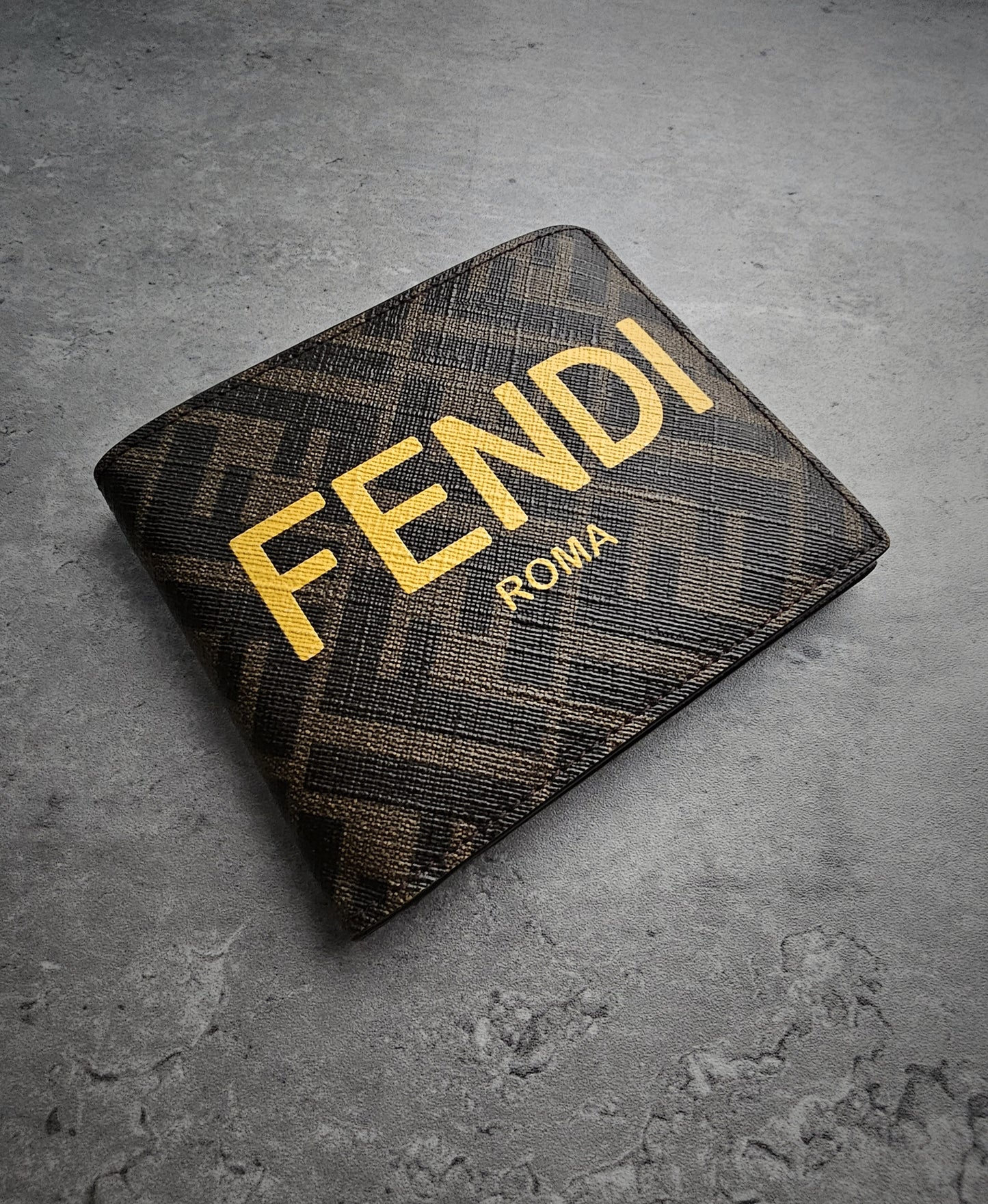 FENDI FF Monogram Roma Bifold Wallet