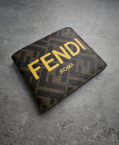 FENDI FF Monogram Roma Bifold Wallet