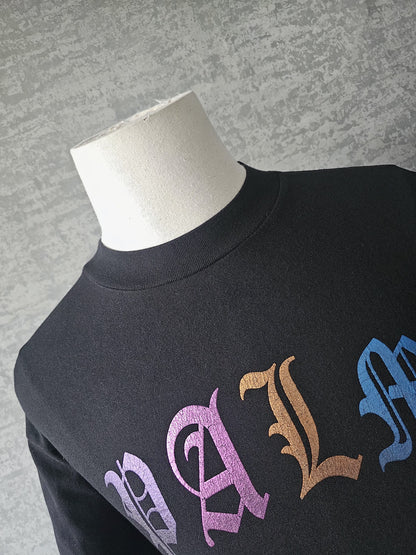 PALM ANGELS PALM Gothic Reflective Logo T-Shirt