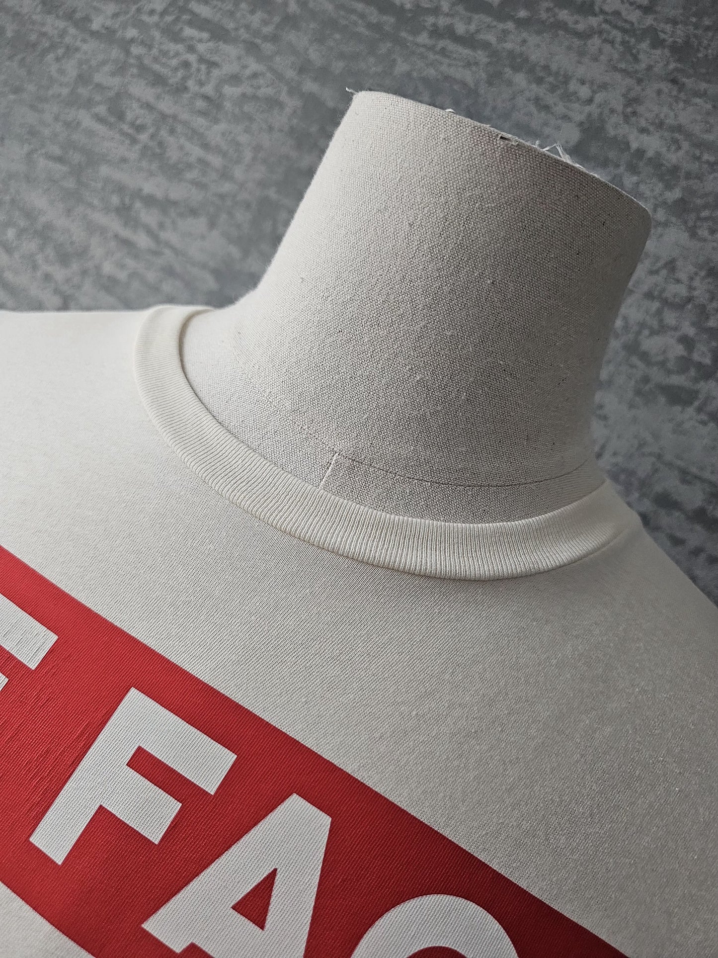 GUCCI "The Face" Oversized Crew Neck T-Shirt