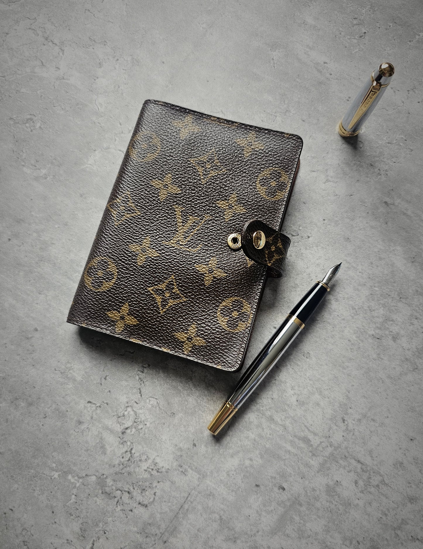 LOUIS VUITTON Monogram Small Ring Agenda Cover Planner