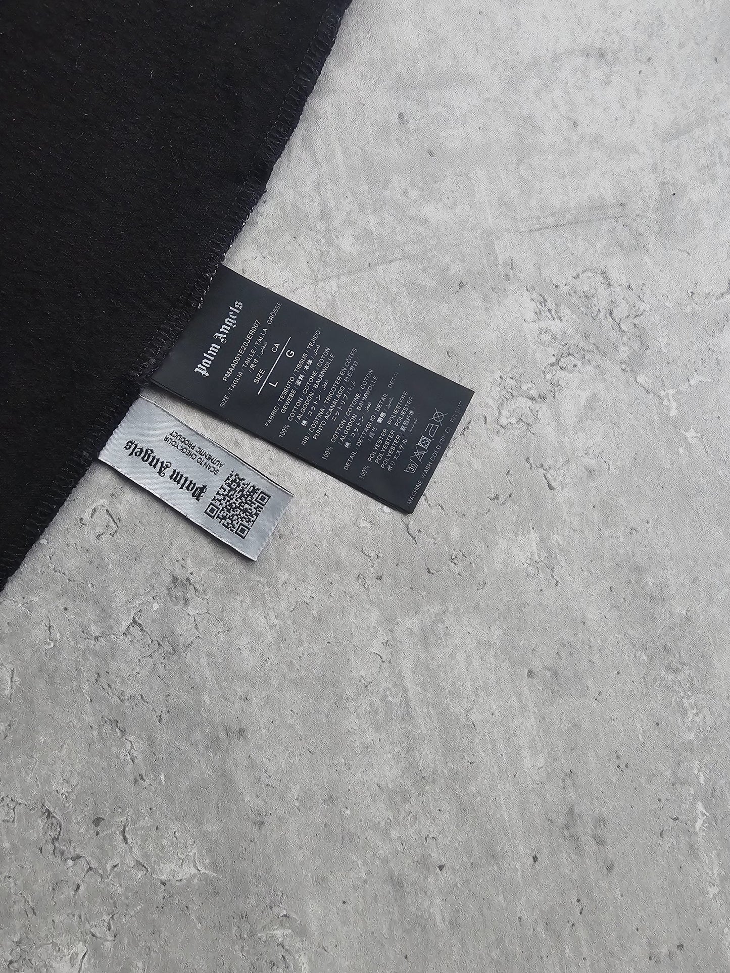 PALM ANGELS PALM Gothic Reflective Logo T-Shirt