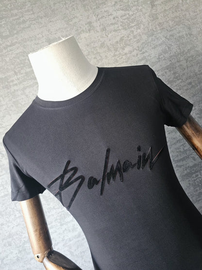 BALMAIN Exclusive Signature Logo T-Shirt