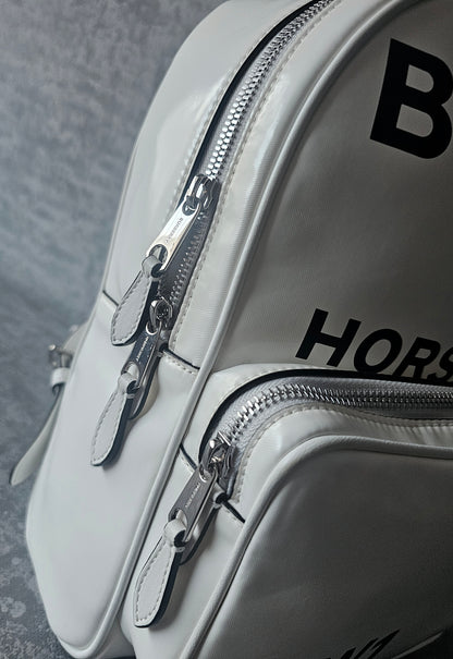 BURBERRY Horseferry Print Coated Canvas Small Backpack