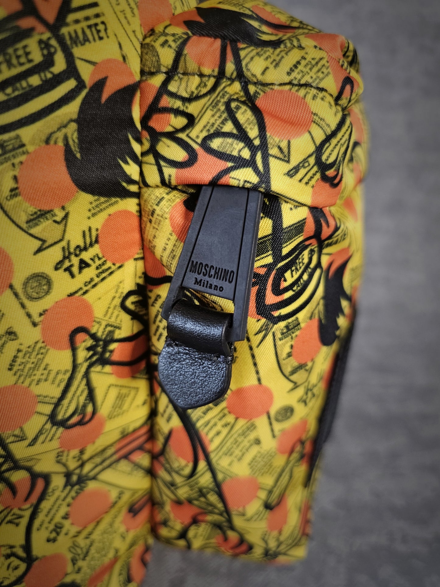MOSCHINO COUTURE Cartoon Logo Backpack