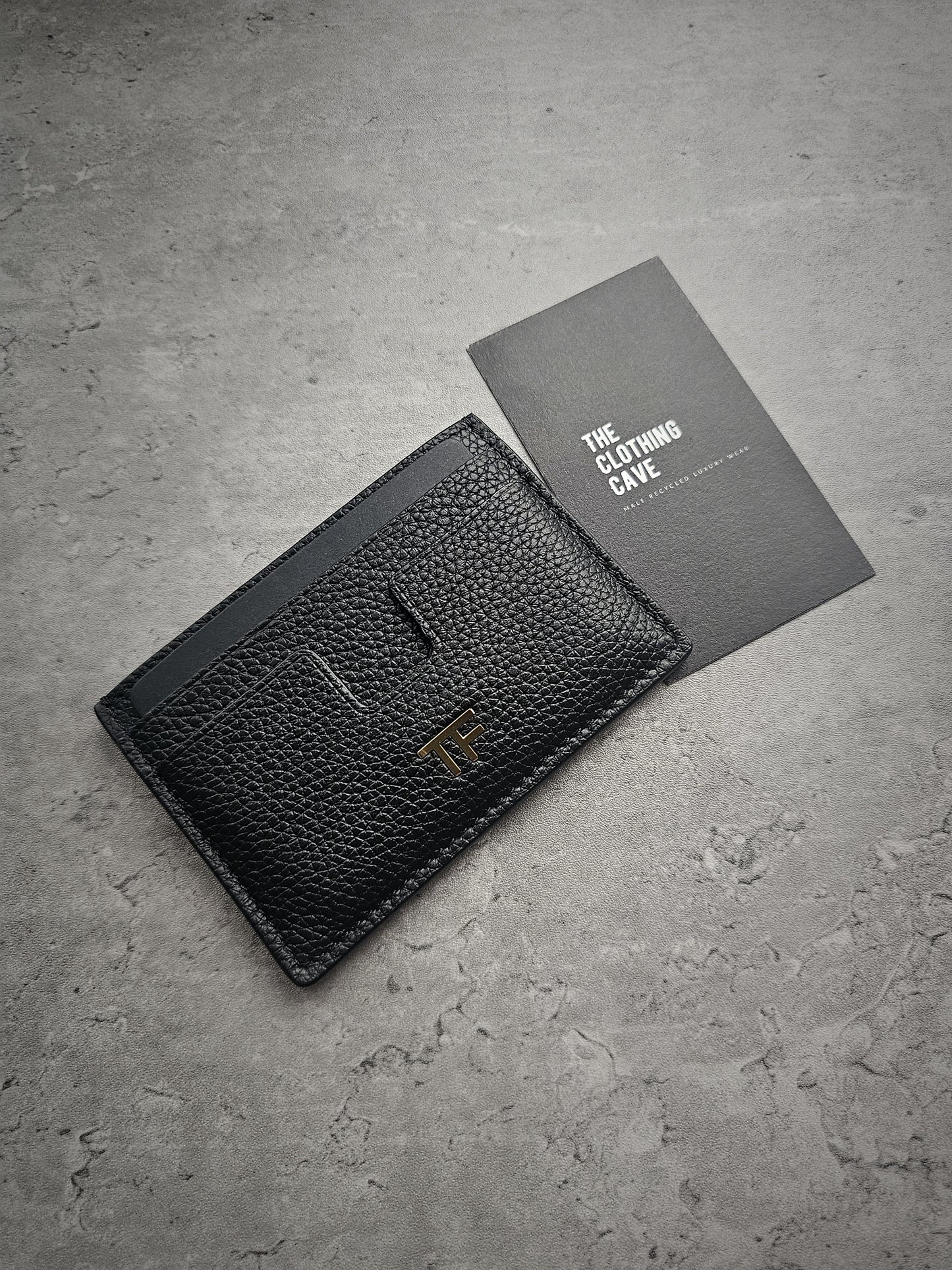 TOM FORD Grained TF Leather Card Holder