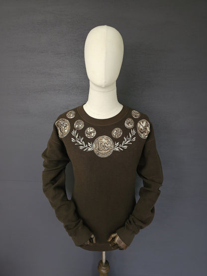 DOLCE & GABBANA Roma Coin Print Sweatshirt