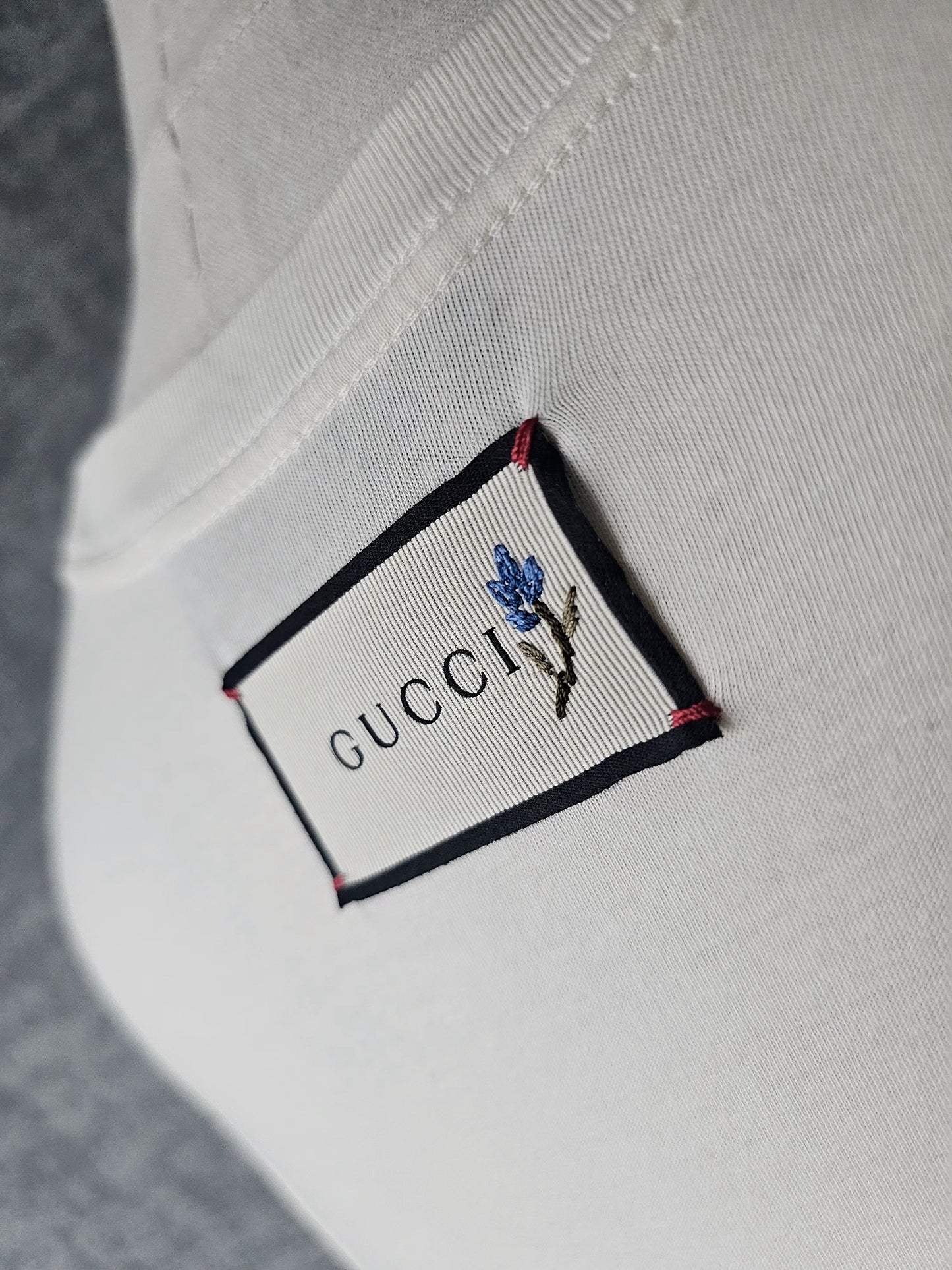 GUCCI "The Face" Oversized Crew Neck T-Shirt