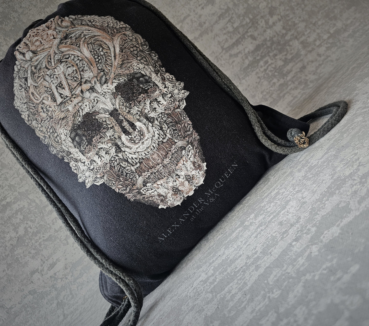 ALEXANDER MCQUEEN V&A Limited 2015 Draw String Backpack