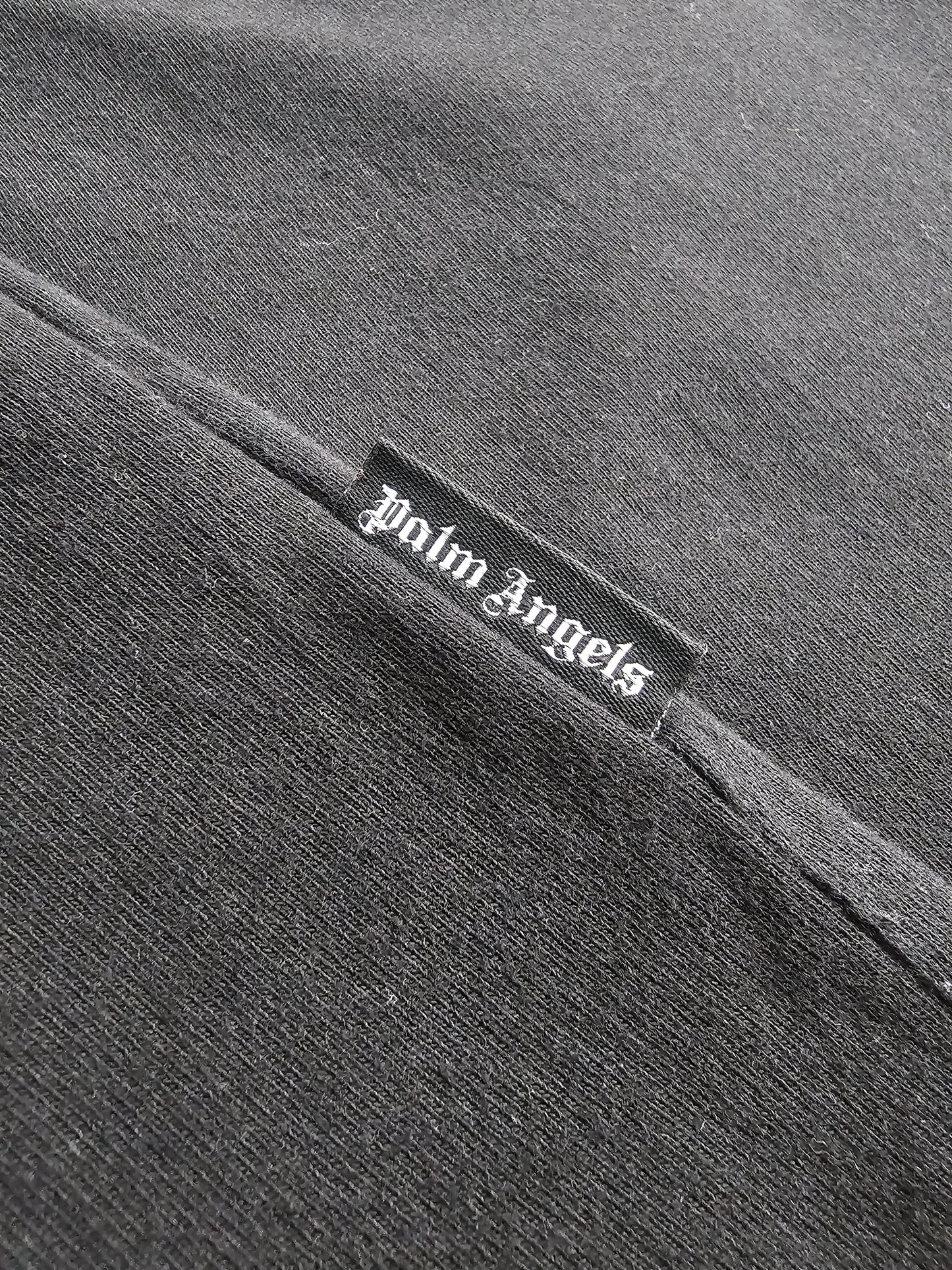 PALM ANGELS PALM Gothic Reflective Logo T-Shirt