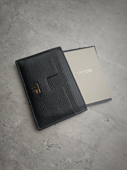TOM FORD Grained TF Leather Card Holder