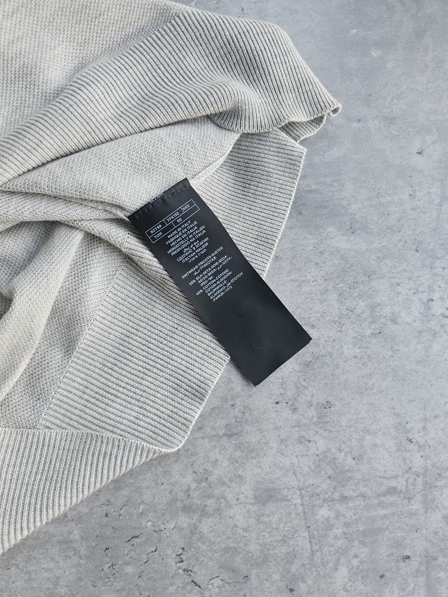TOM FORD Slim-Fit Silk Cotton Long Sleeve Polo