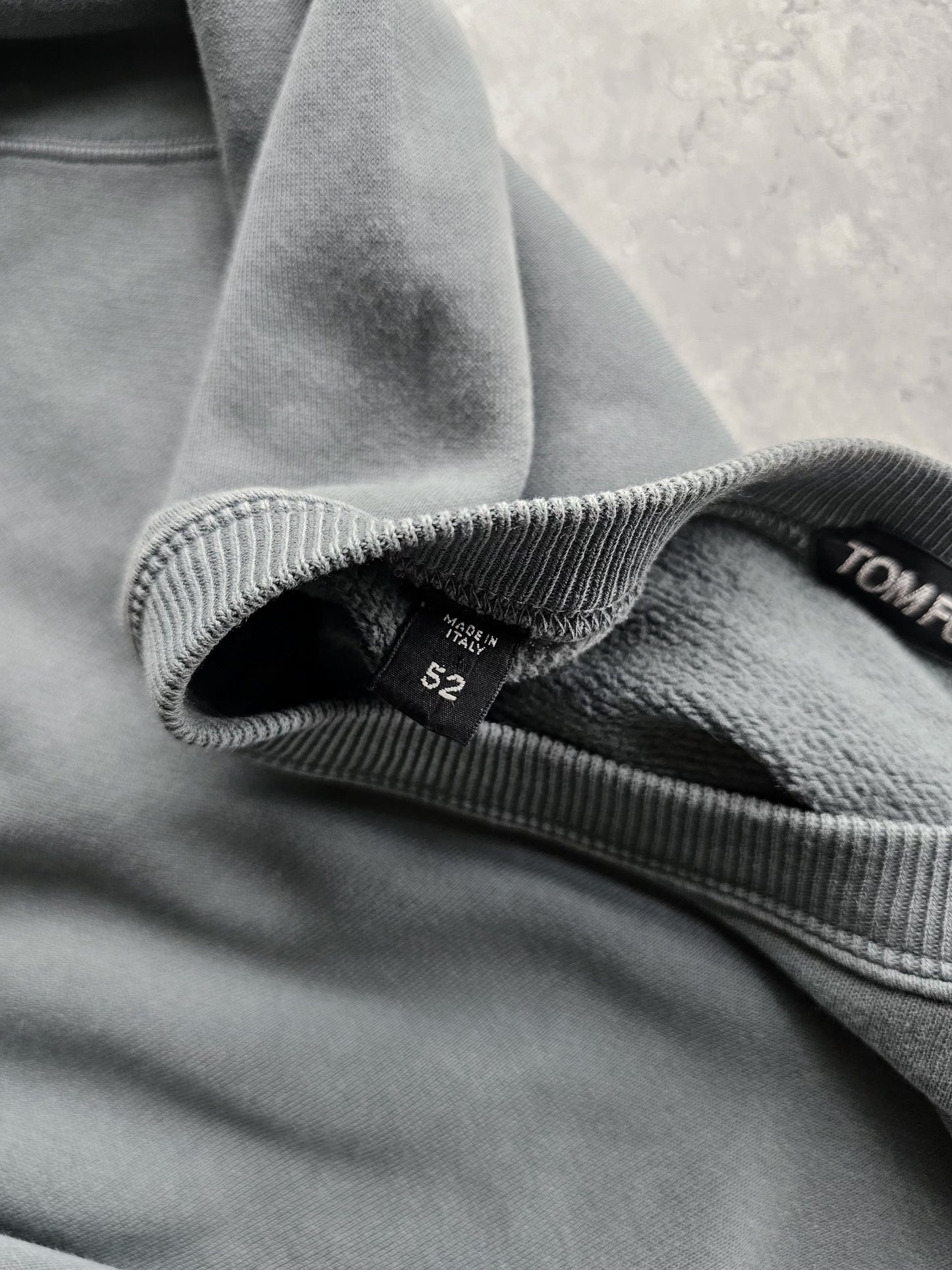 TOM FORD Reglan Garment-Dyed Cotton Jersey Sweatshirt