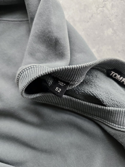 TOM FORD Reglan Garment-Dyed Cotton Jersey Sweatshirt