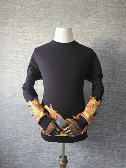 GIVENCHY Inferno Print Oversized Sweatshirt