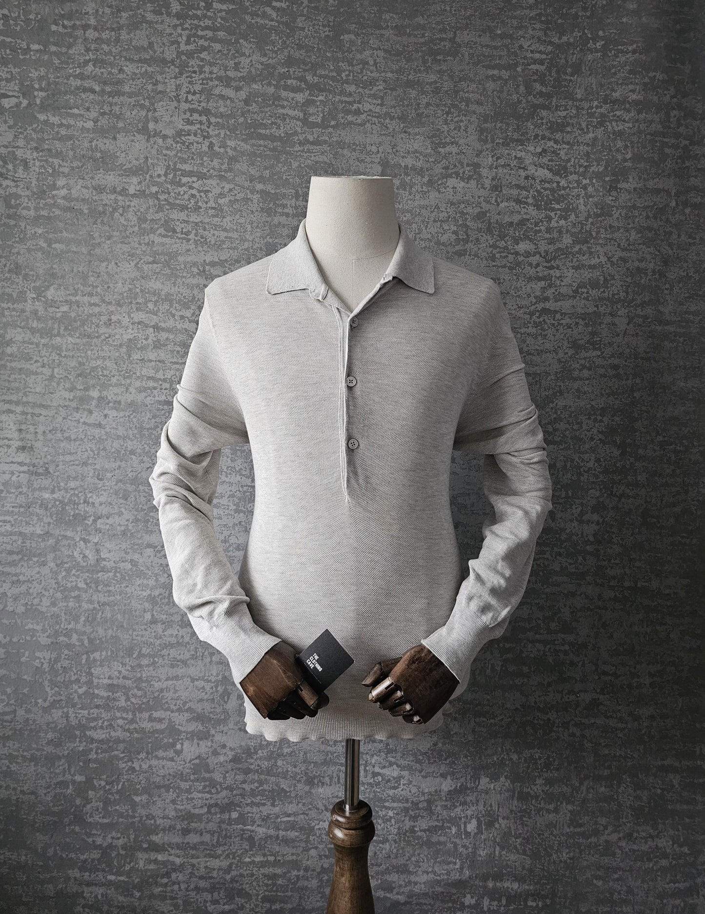 TOM FORD Slim-Fit Silk Cotton Long Sleeve Polo