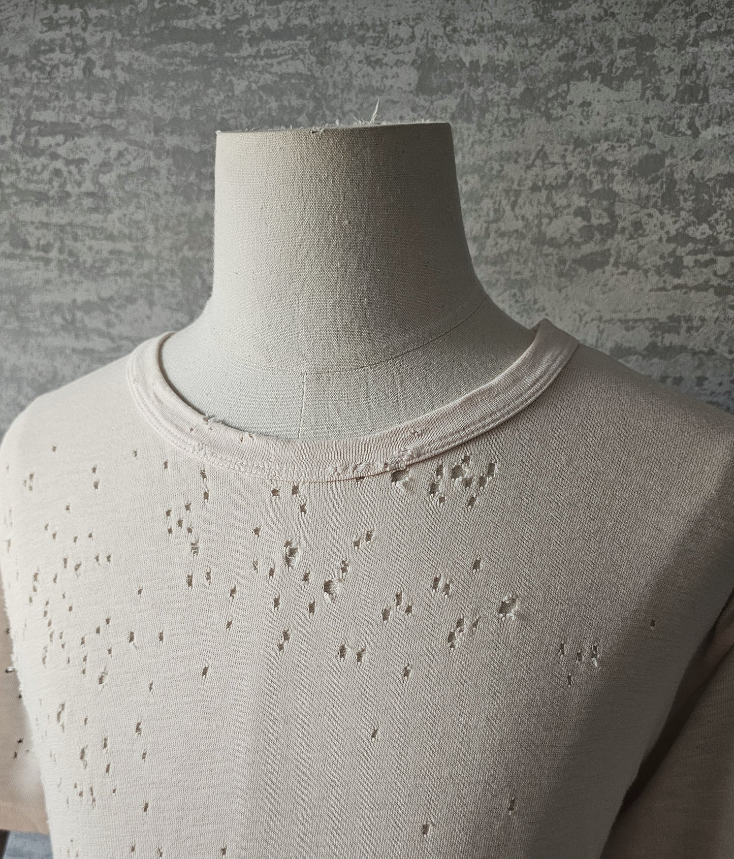 AMIRI Distressed Pink Shotgun T-Shirt