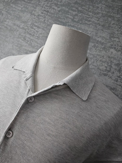 TOM FORD Slim-Fit Silk Cotton Long Sleeve Polo
