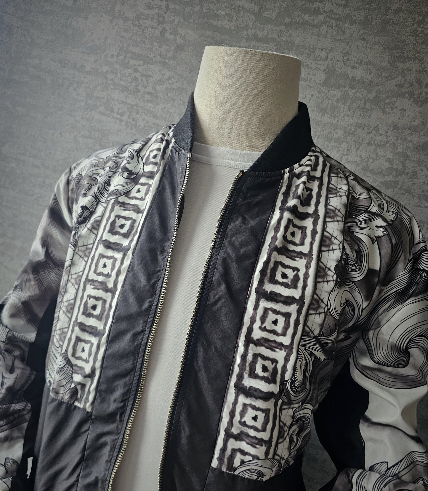 VERSACE Collection Baroque Print Bomber