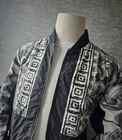 VERSACE Collection Baroque Print Bomber