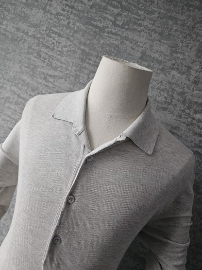 TOM FORD Slim-Fit Silk Cotton Long Sleeve Polo