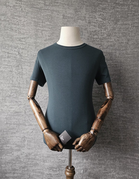 TOM FORD Cotton Crew Neck T-Shirt in Green