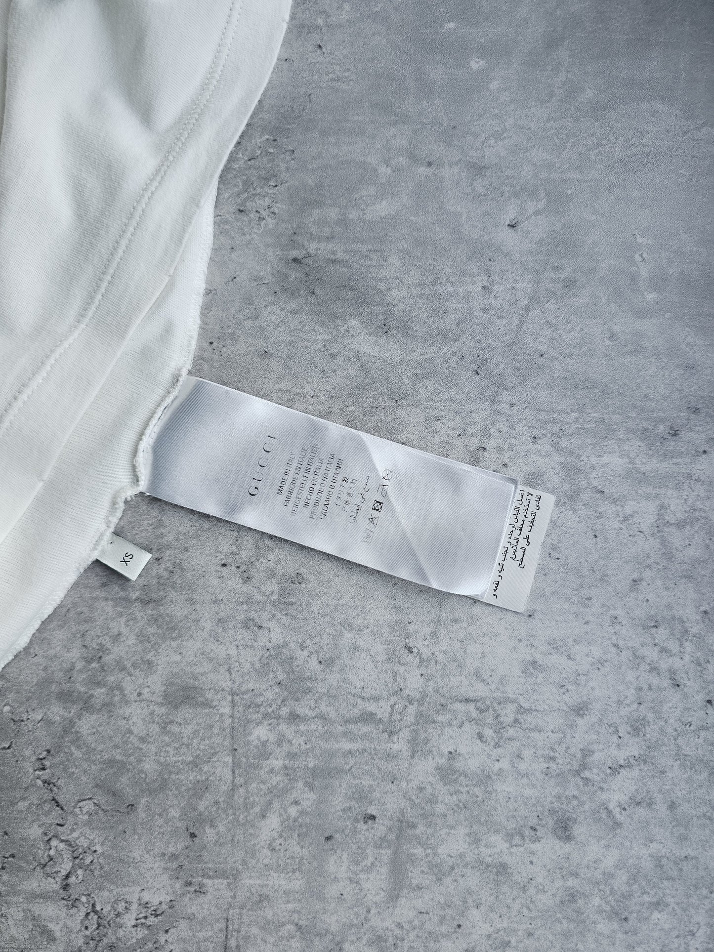 GUCCI Rabbit Embroidered Cotton T-Shirt