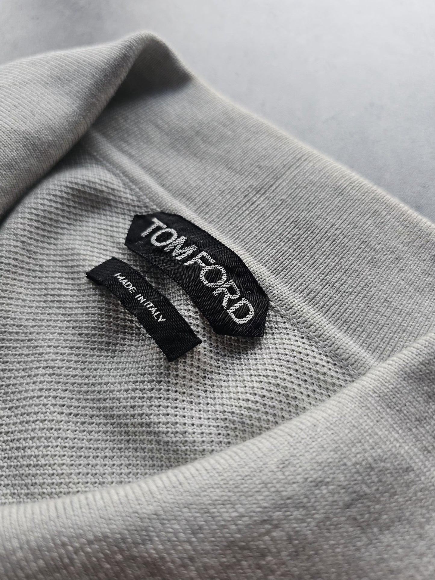 TOM FORD Slim-Fit Silk Cotton Long Sleeve Polo