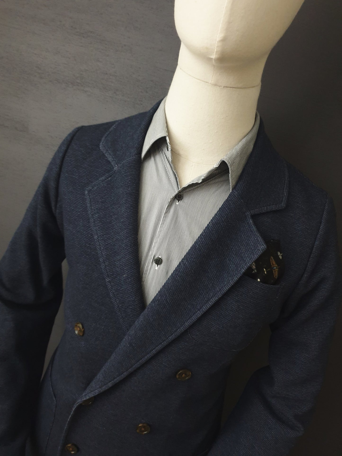 JOHN HENRIC Knitted Blazer