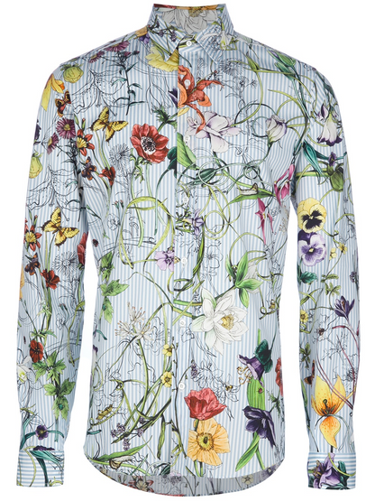 GUCCI Mini Infinity Floral Shirt