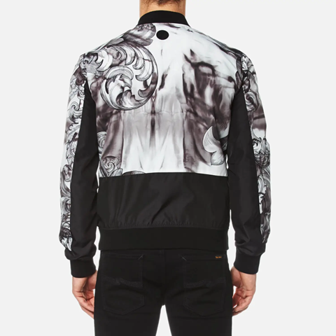 VERSACE Collection Baroque Print Bomber