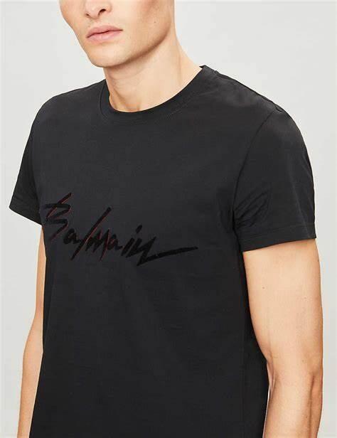 BALMAIN Exclusive Signature Logo T-Shirt