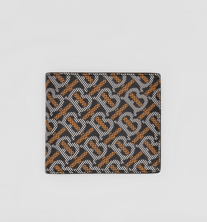 BURBERRY Monogram-Print Bi-Fold Wallet